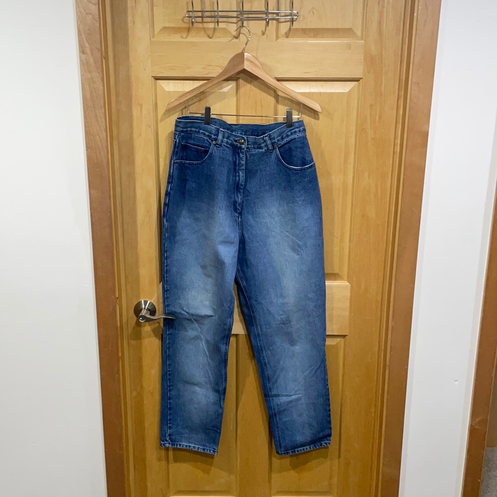 Size 14 Straight Leg, Dark Denim Woolrich Jeans